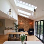 4 - Keeps Architect, Planning Application, rear extension, surbiton, surrey architect, vaulted ceiling, crittall doors, exposed brickwork